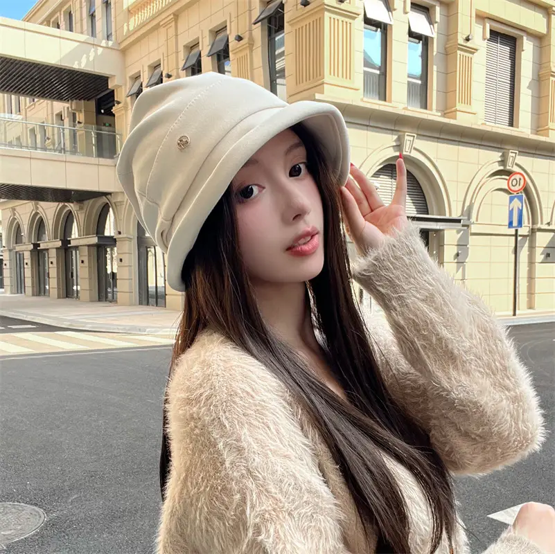 Japanese Fisherman Hat Women Duck Tongue Square Face All-match — feature 13