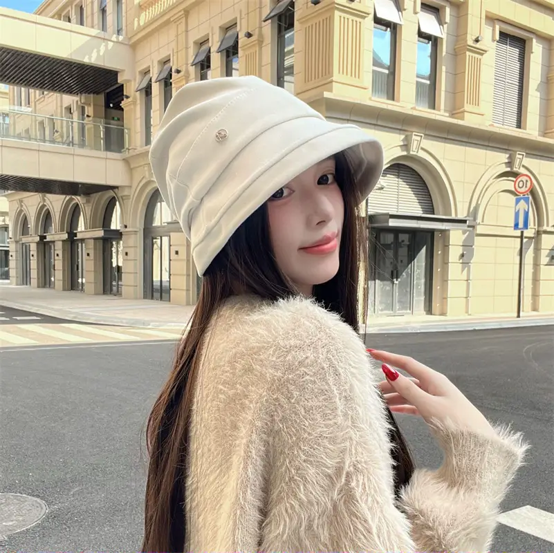 Japanese Fisherman Hat Women Duck Tongue Square Face All-match — feature 14