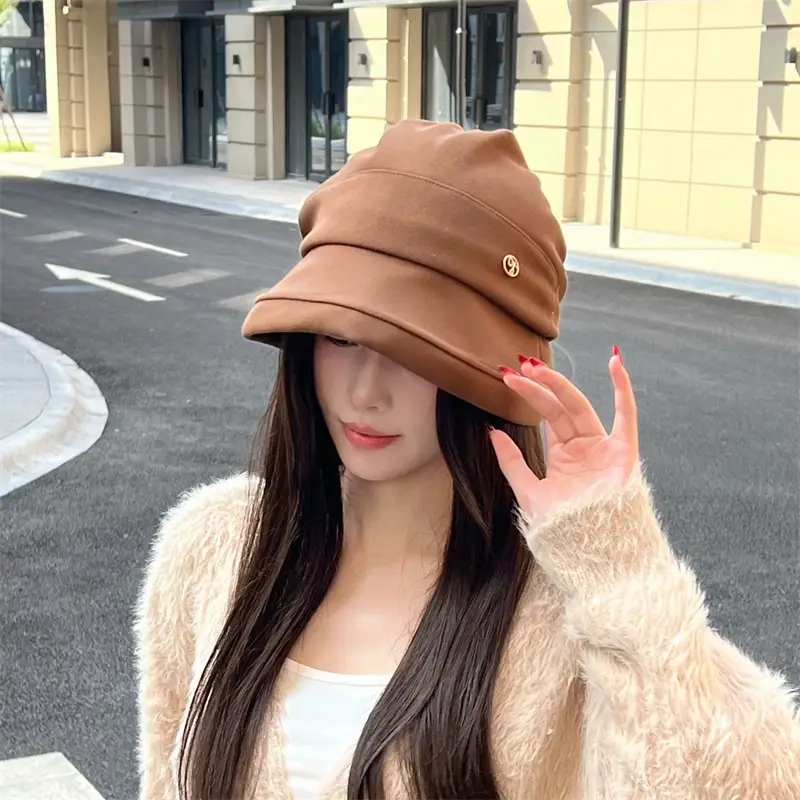 Japanese Fisherman Hat Women Duck Tongue Square Face All-match — feature 15