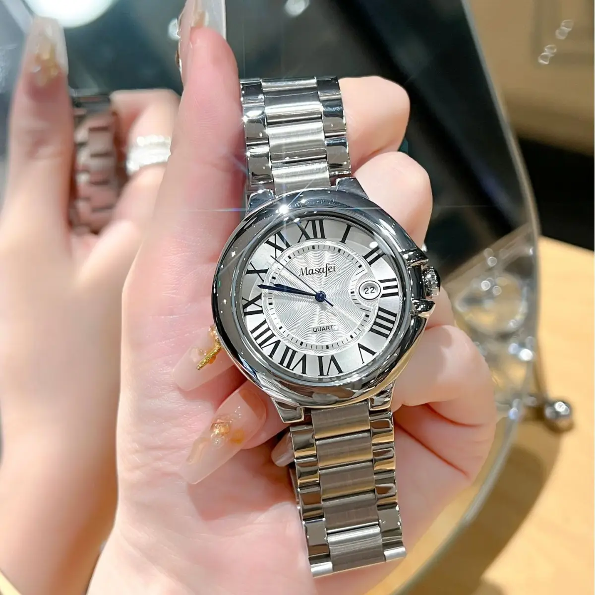 Luminous Balloon Watch for Men Women Stainless Steel - Image 3