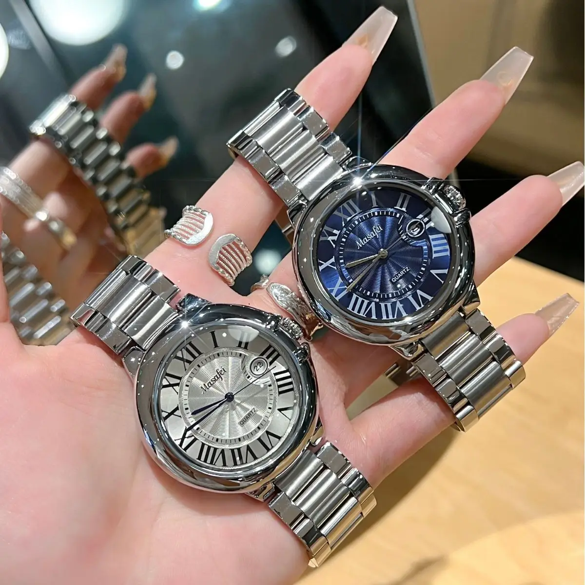Luminous Balloon Watch for Men Women Stainless Steel - Image 5