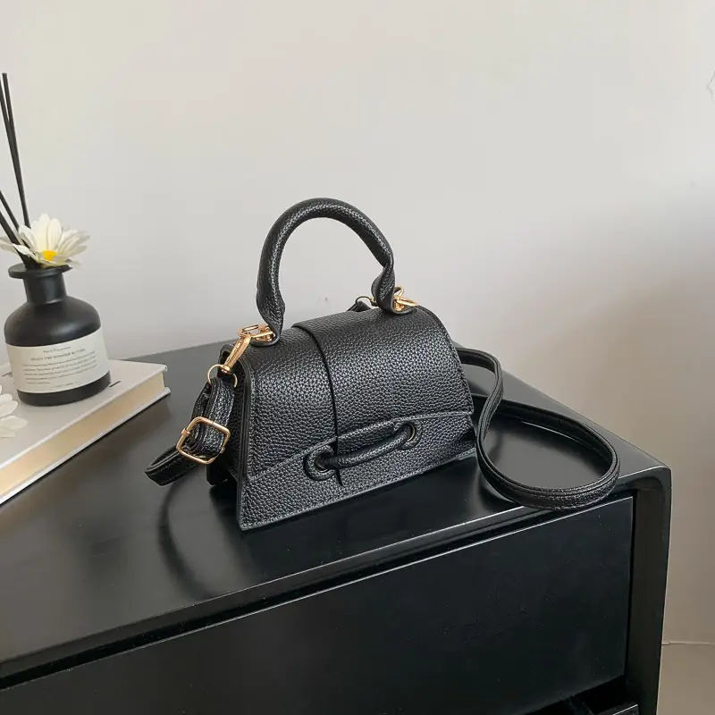 Black Square Handbag for Women 2024 - Image 2
