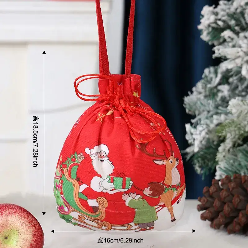 Cross-Border Santa Apple Candy Bag for Kids Christmas Gift - Image 36