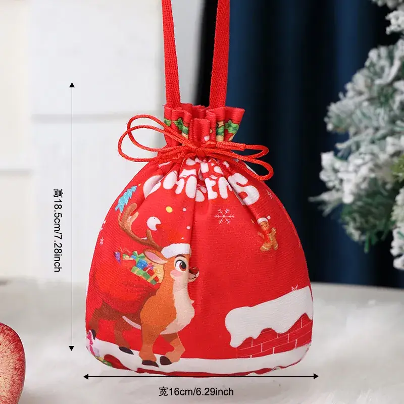 Cross-Border Santa Apple Candy Bag for Kids Christmas Gift - Image 38