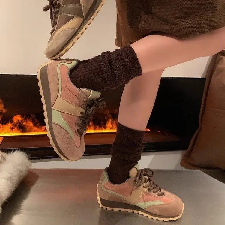 Women's Vintage German Training Shoes 2024 Autumn