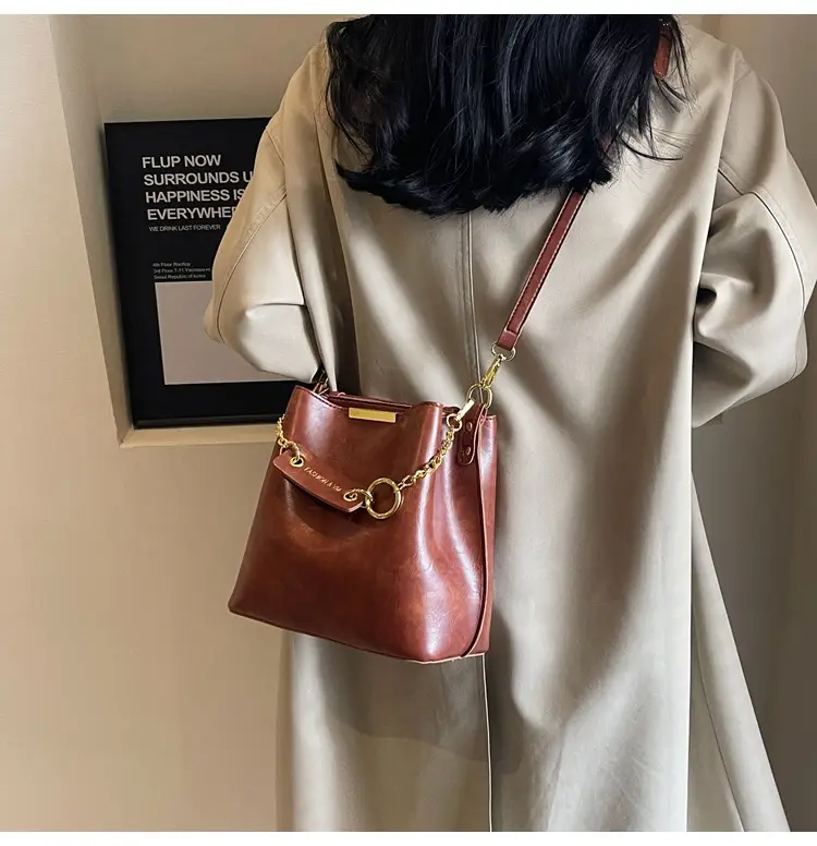 2026 Black Crossbody Bag with Gold Chain — feature 21