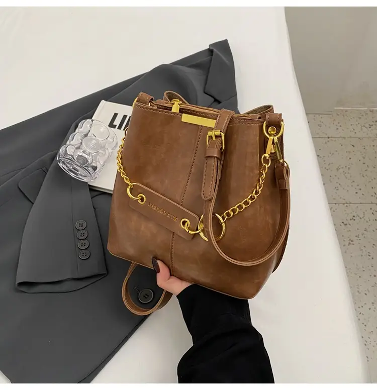 2026 Black Crossbody Bag with Gold Chain — feature 39