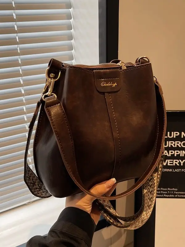 Brown Leather Crossbody Bag for Women 2026 - Image 5