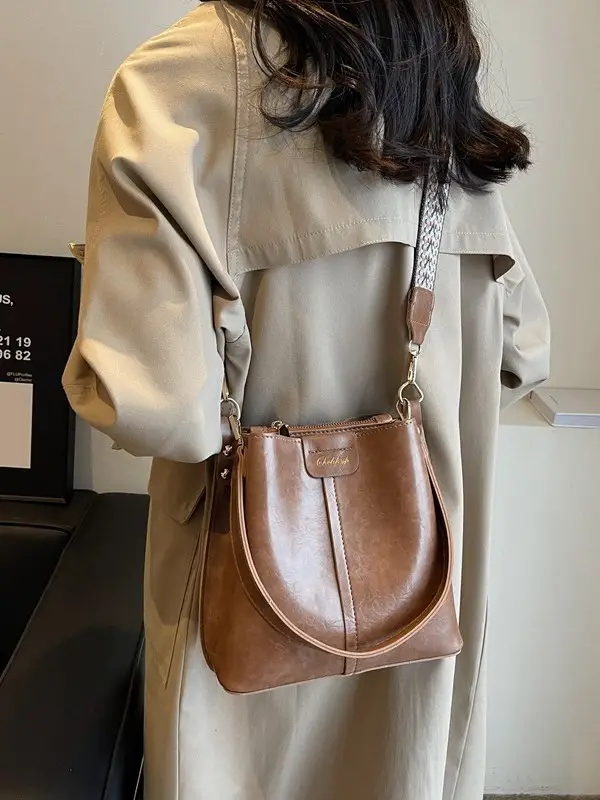 Brown Leather Crossbody Bag for Women 2026 - Image 6