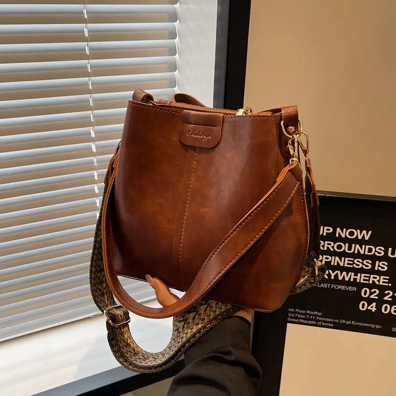 Brown Leather Crossbody Bag for Women 2026 - Image 2