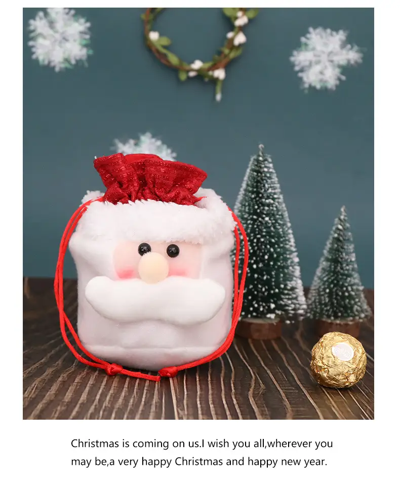 Pink Cartoon Doll Cross Border Christmas Bag 15cm — feature 12