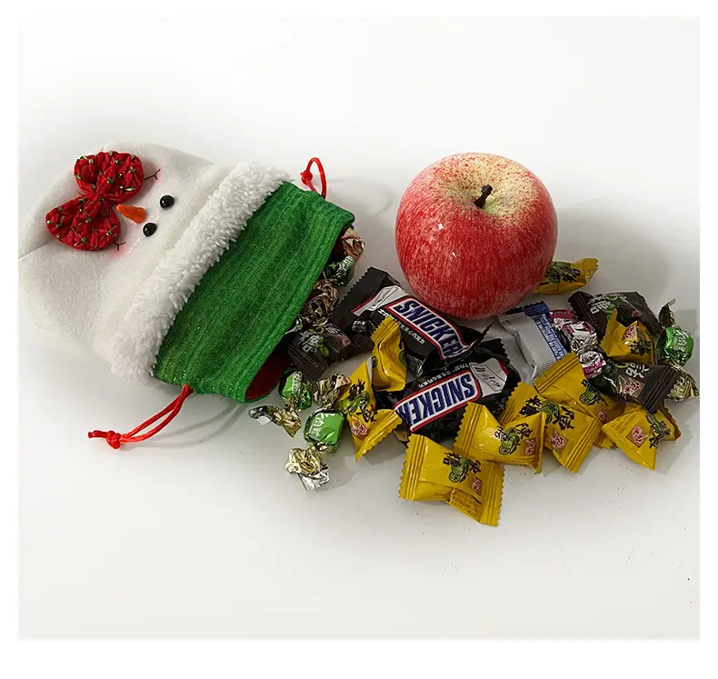 Pink Cartoon Doll Cross Border Christmas Bag 15cm — feature 4