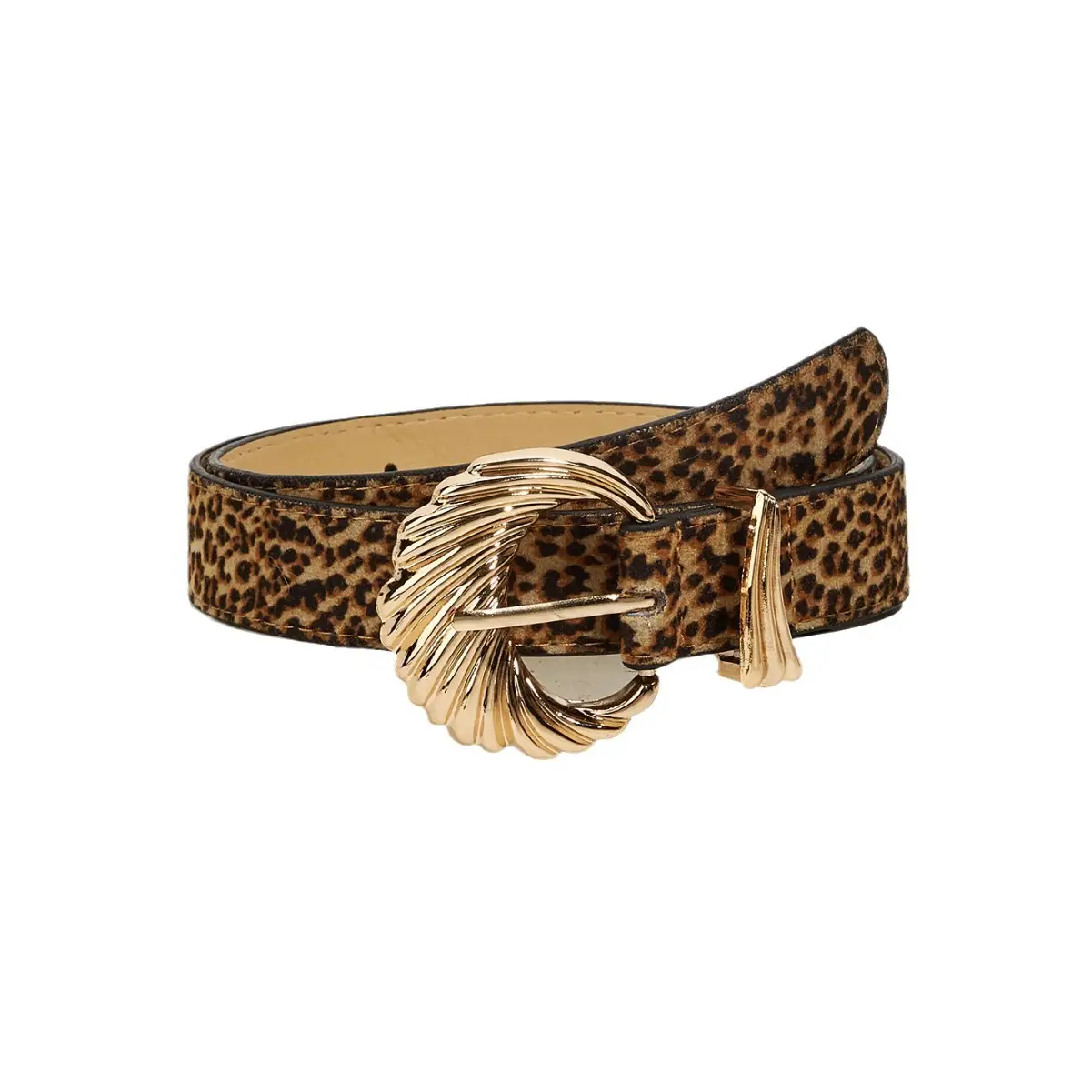 Vintage Leopard Belt with Gold Buckle for Women - Image 5