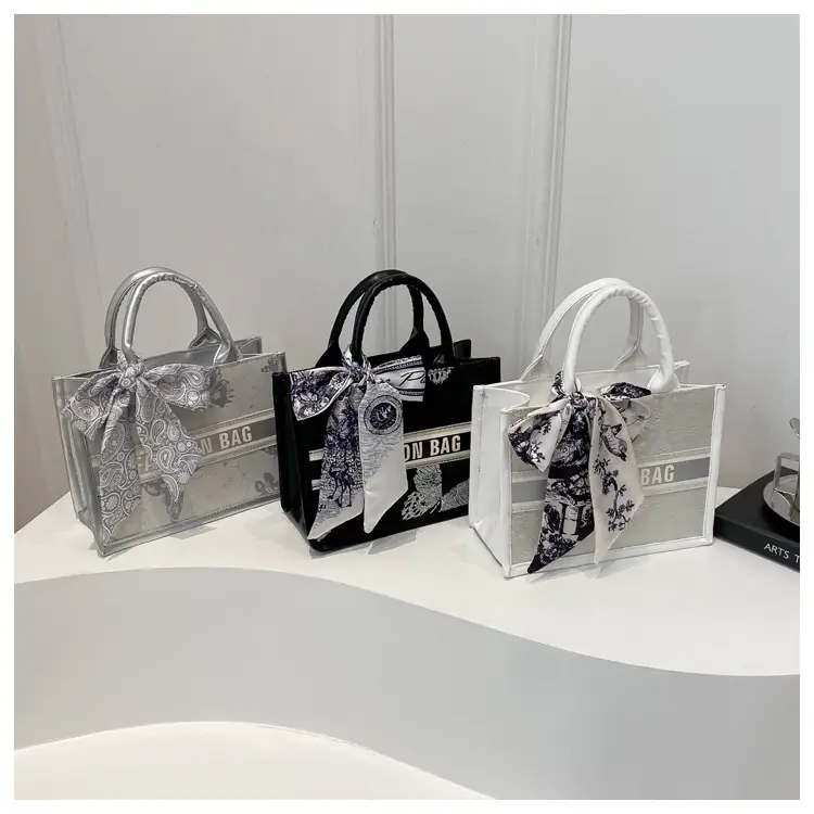 Women's Transparent Patterned Shoulder Bag 2024 Winter — feature 11