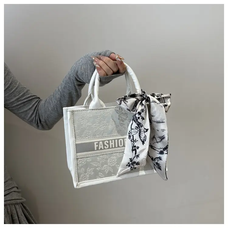 Women's Transparent Patterned Shoulder Bag 2024 Winter — feature 14
