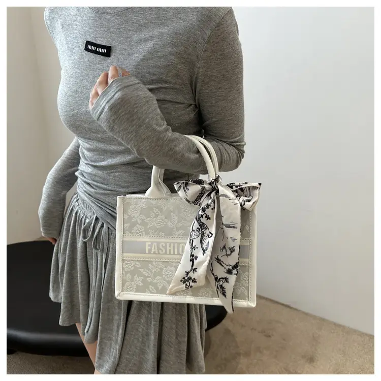 Women's Transparent Patterned Shoulder Bag 2024 Winter — feature 15