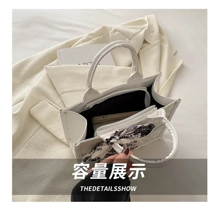 Women's Transparent Patterned Shoulder Bag 2024 Winter — feature 5