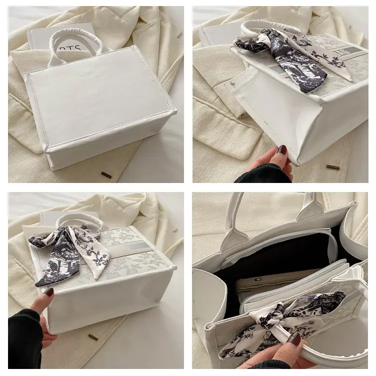 Women's Transparent Patterned Shoulder Bag 2024 Winter — feature 6