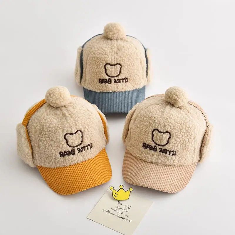 Plush Winter Hats for Boys Girls Cute Warm Cap - Image 26