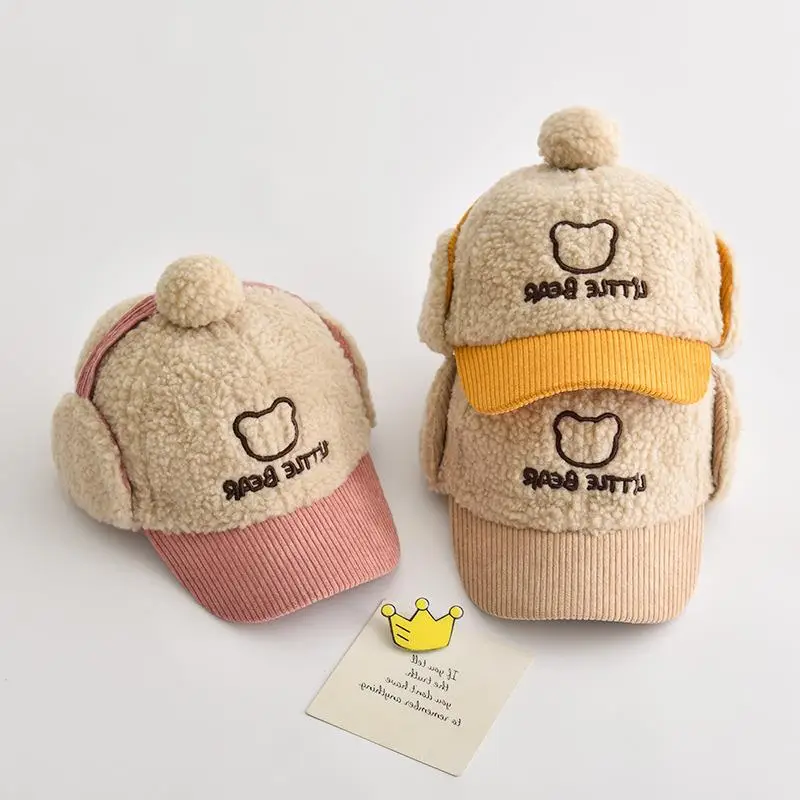 Plush Winter Hats for Boys Girls Cute Warm Cap - Image 27