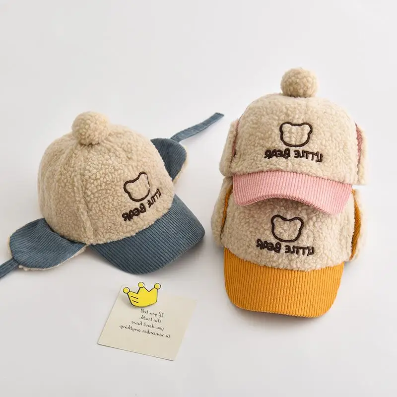 Plush Winter Hats for Boys Girls Cute Warm Cap - Image 28