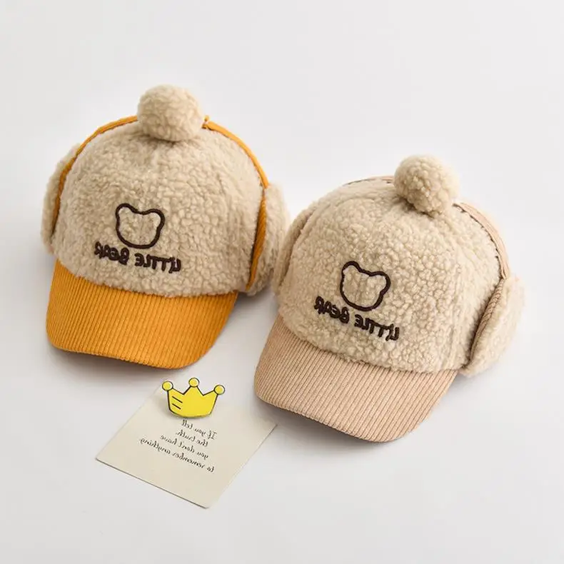 Plush Winter Hats for Boys Girls Cute Warm Cap — feature 15