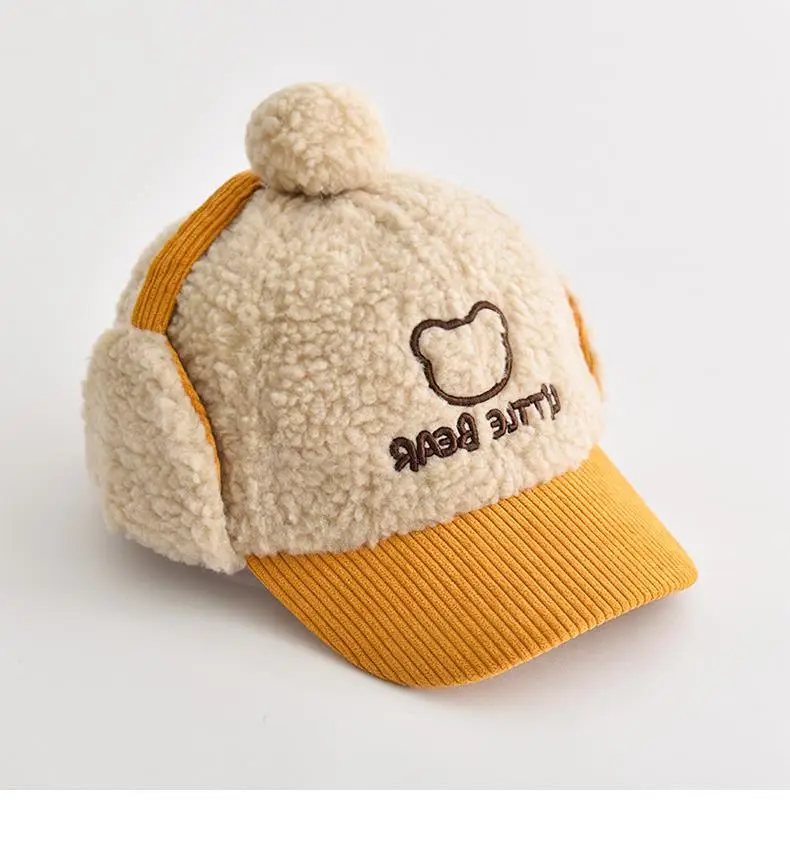 Plush Winter Hats for Boys Girls Cute Warm Cap — feature 17