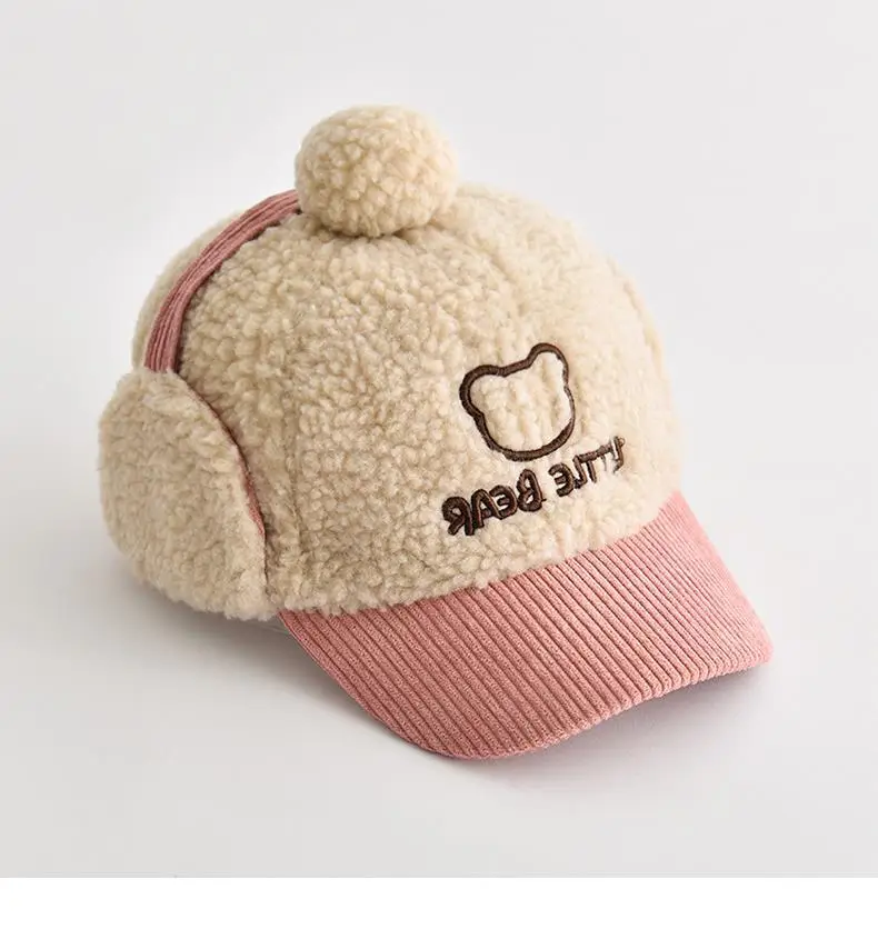 Plush Winter Hats for Boys Girls Cute Warm Cap — feature 18