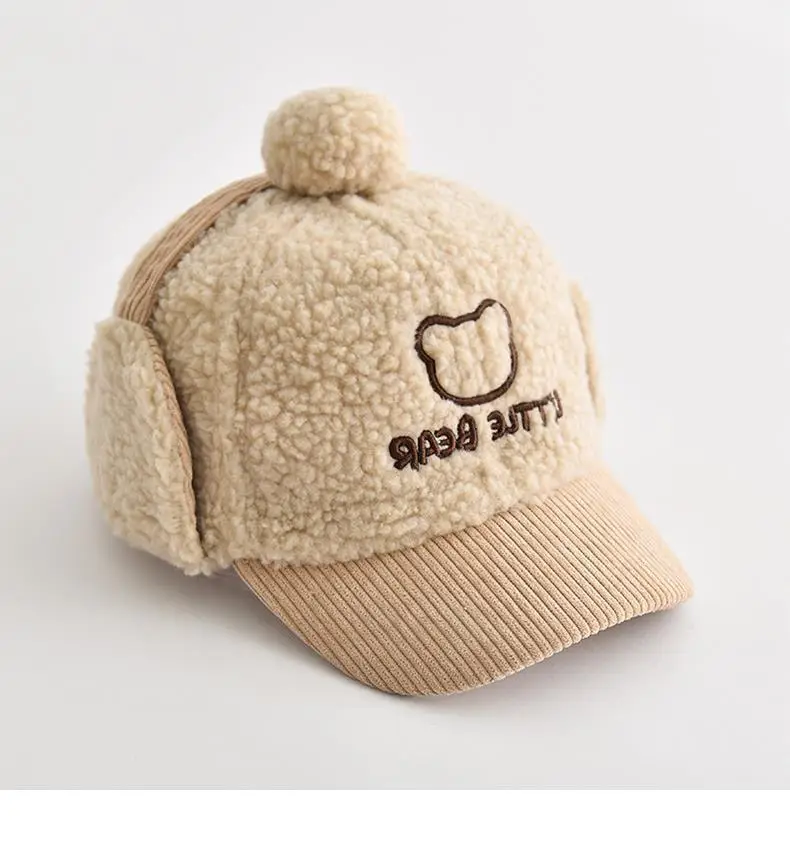 Plush Winter Hats for Boys Girls Cute Warm Cap — feature 19