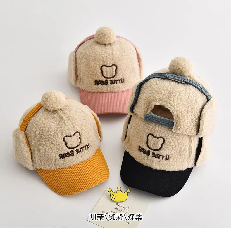 Plush Winter Hats for Boys Girls Cute Warm Cap — feature 2