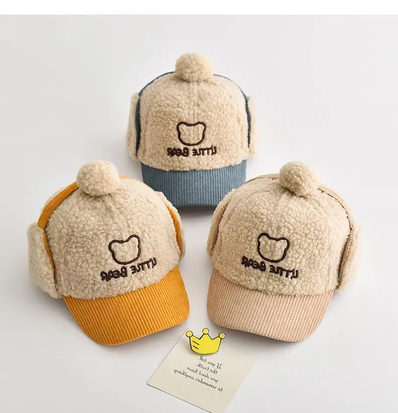 Plush Winter Hats for Boys Girls Cute Warm Cap — feature 4