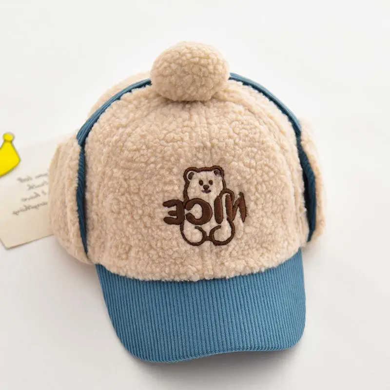 Plush Winter Hats for Boys Girls Cute Warm Cap - Image 14