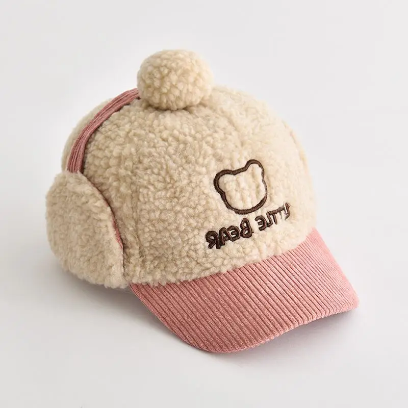 Plush Winter Hats for Boys Girls Cute Warm Cap - Image 4