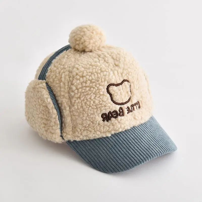 Plush Winter Hats for Boys Girls Cute Warm Cap - Image 5