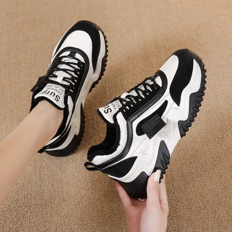 Dad Shoes 2025 Autumn New Women's Versatile Shoes Thick-Soled Women's Sports Shoes Korean Style Casual Shoes Dropshipping - Image 4