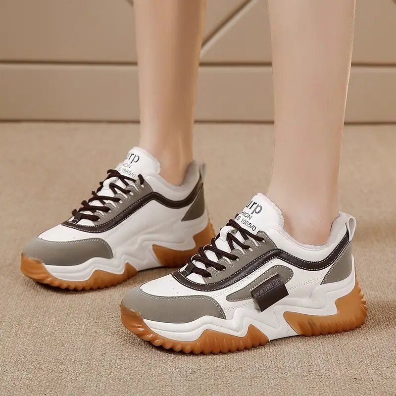 Dad Shoes 2025 Autumn New Women's Versatile Shoes Thick-Soled Women's Sports Shoes Korean Style Casual Shoes Dropshipping - Image 5
