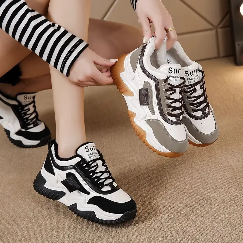 Dad Shoes 2025 Autumn New Women's Versatile Shoes Thick-Soled Women's Sports Shoes Korean Style Casual Shoes Dropshipping - Image 6
