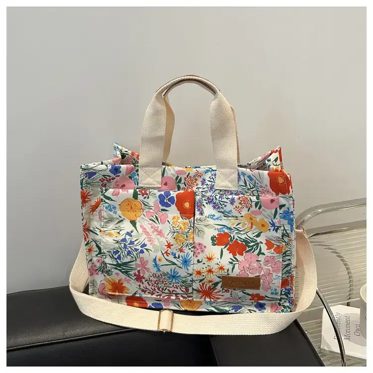 Korean Style Floral Tote Bag 2024 New Style — feature 10