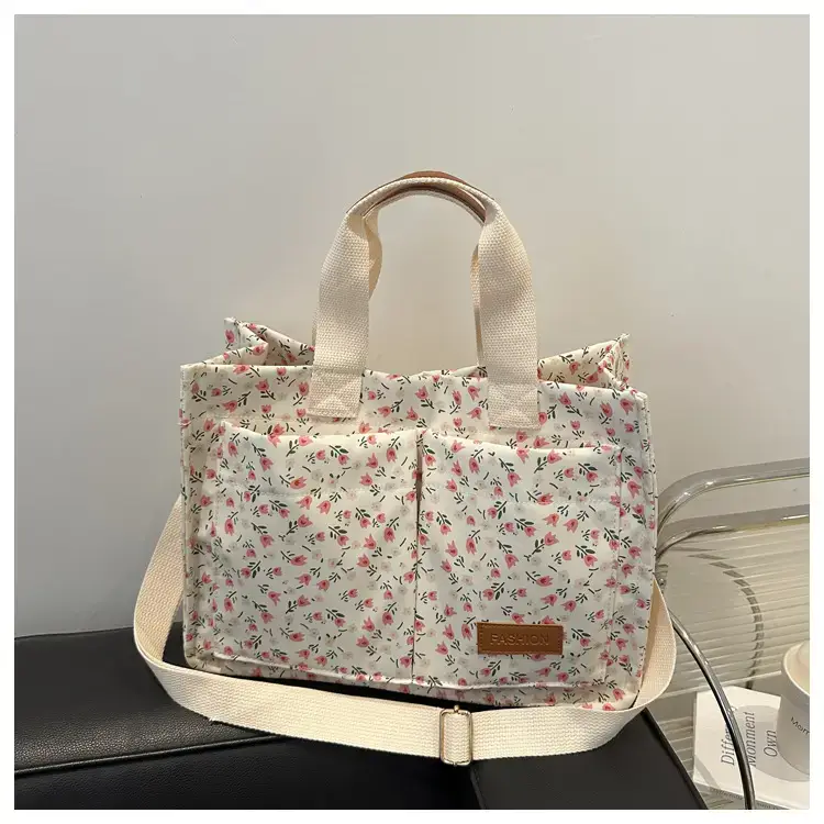 Korean Style Floral Tote Bag 2024 New Style — feature 9