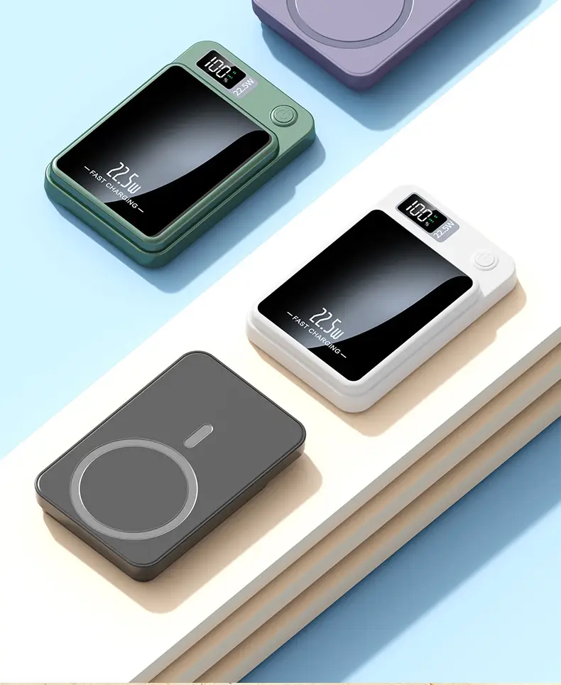 Cross-border explosions Magsafe magnetic wireless charging treasure 22.5W super fast charging 20000 mA mobile power supply — feature 18