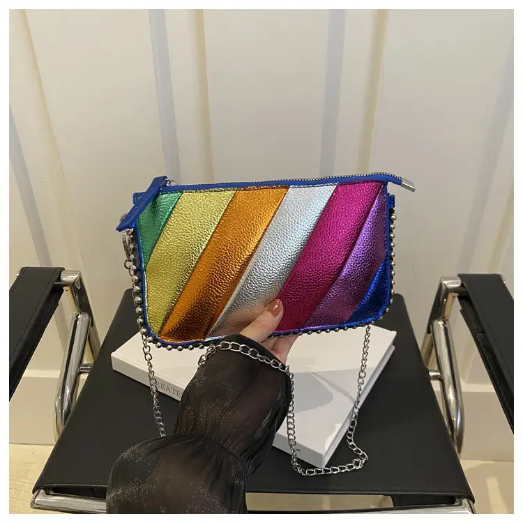 Rainbow Striped Shoulder Bag for Women 2024 — feature 10