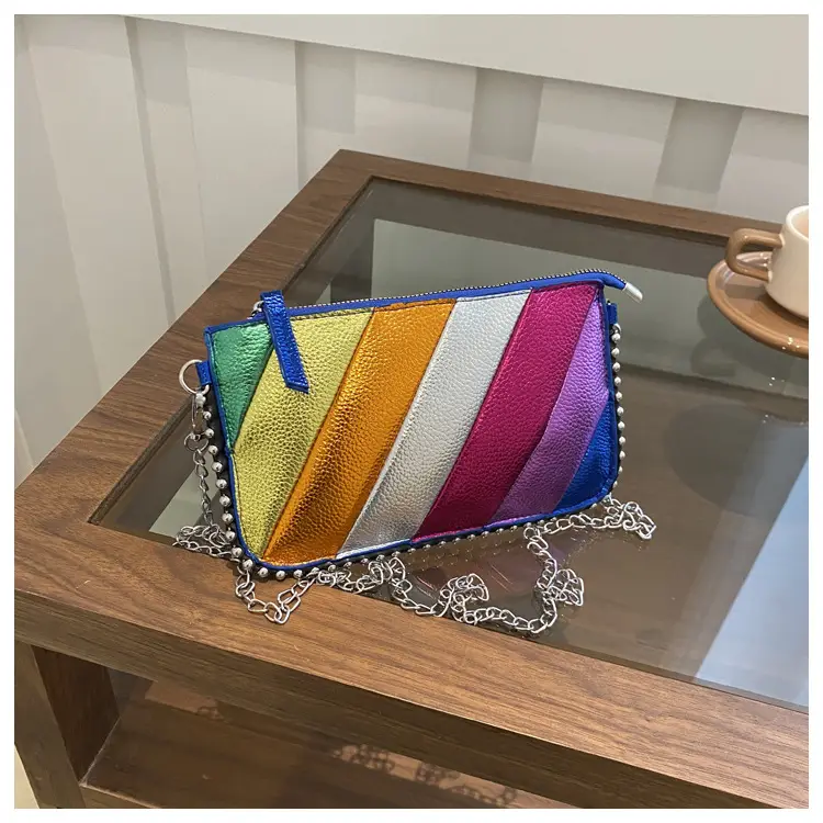 Rainbow Striped Shoulder Bag for Women 2024 — feature 13