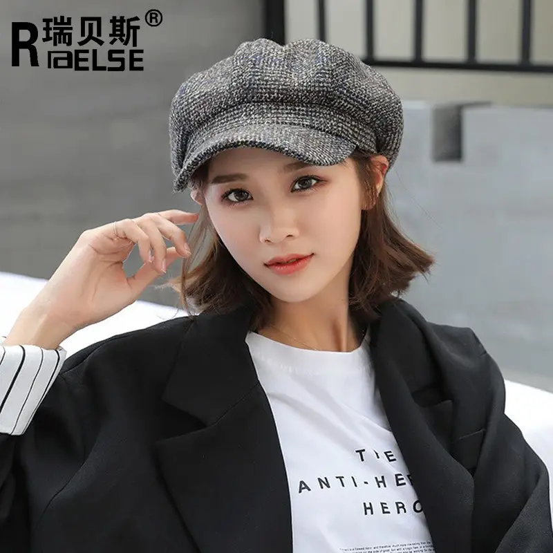 Autumn Winter Woolen Duck Tongue Hats for Kids All-Match - Image 7