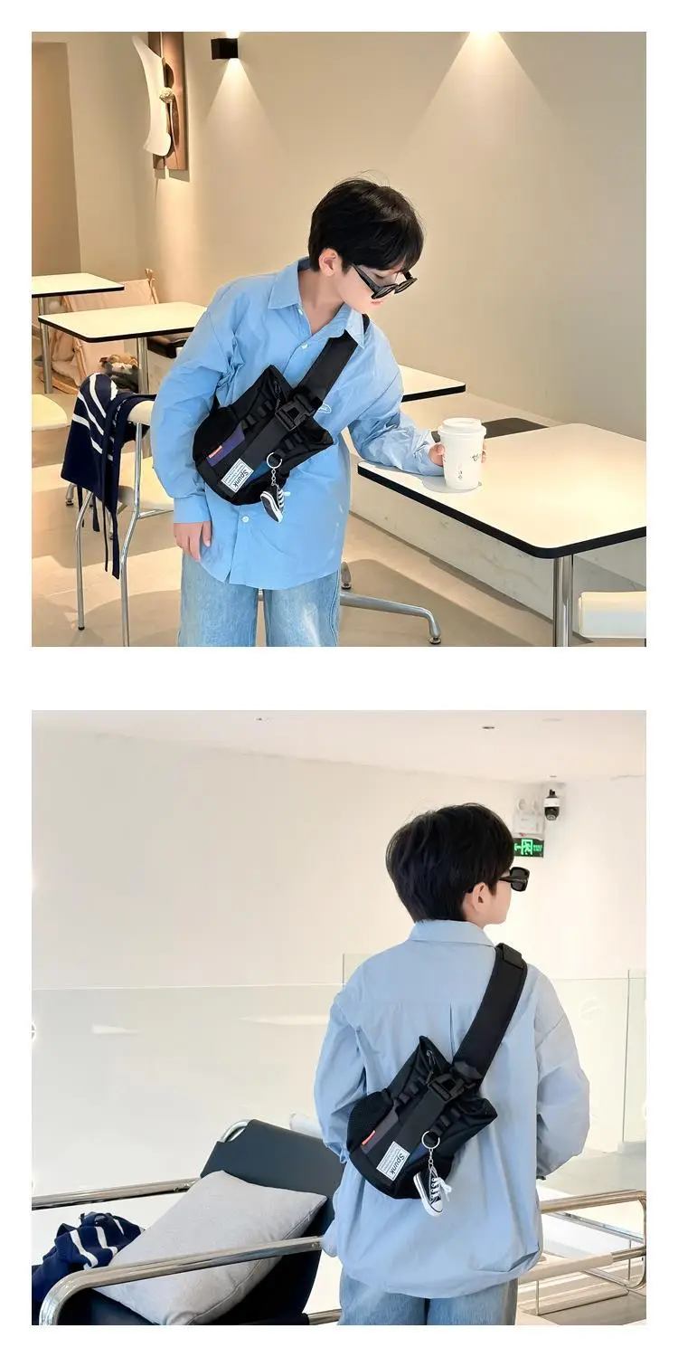 Green Crossbody Bag for Boys Boys Fashion Cool Shoulder Bag — feature 13
