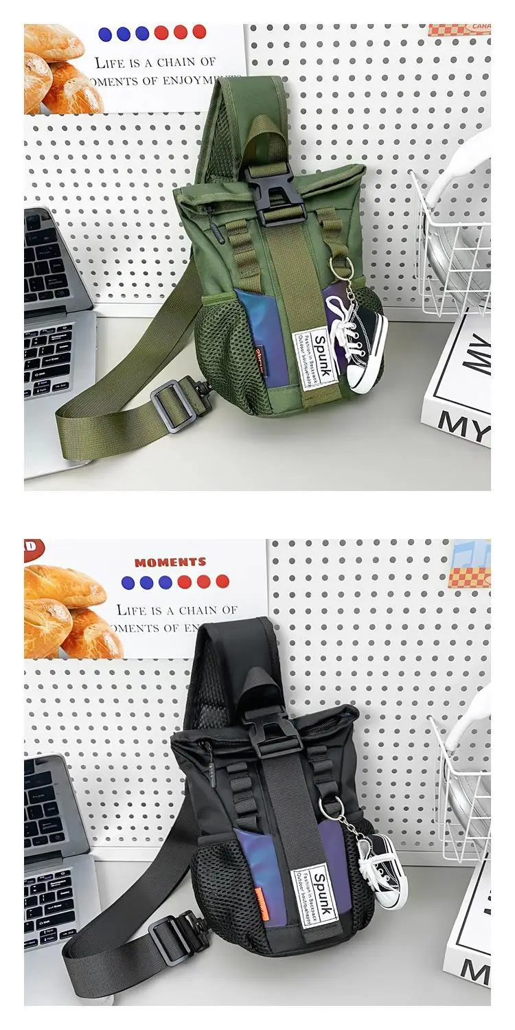 Green Crossbody Bag for Boys Boys Fashion Cool Shoulder Bag — feature 17