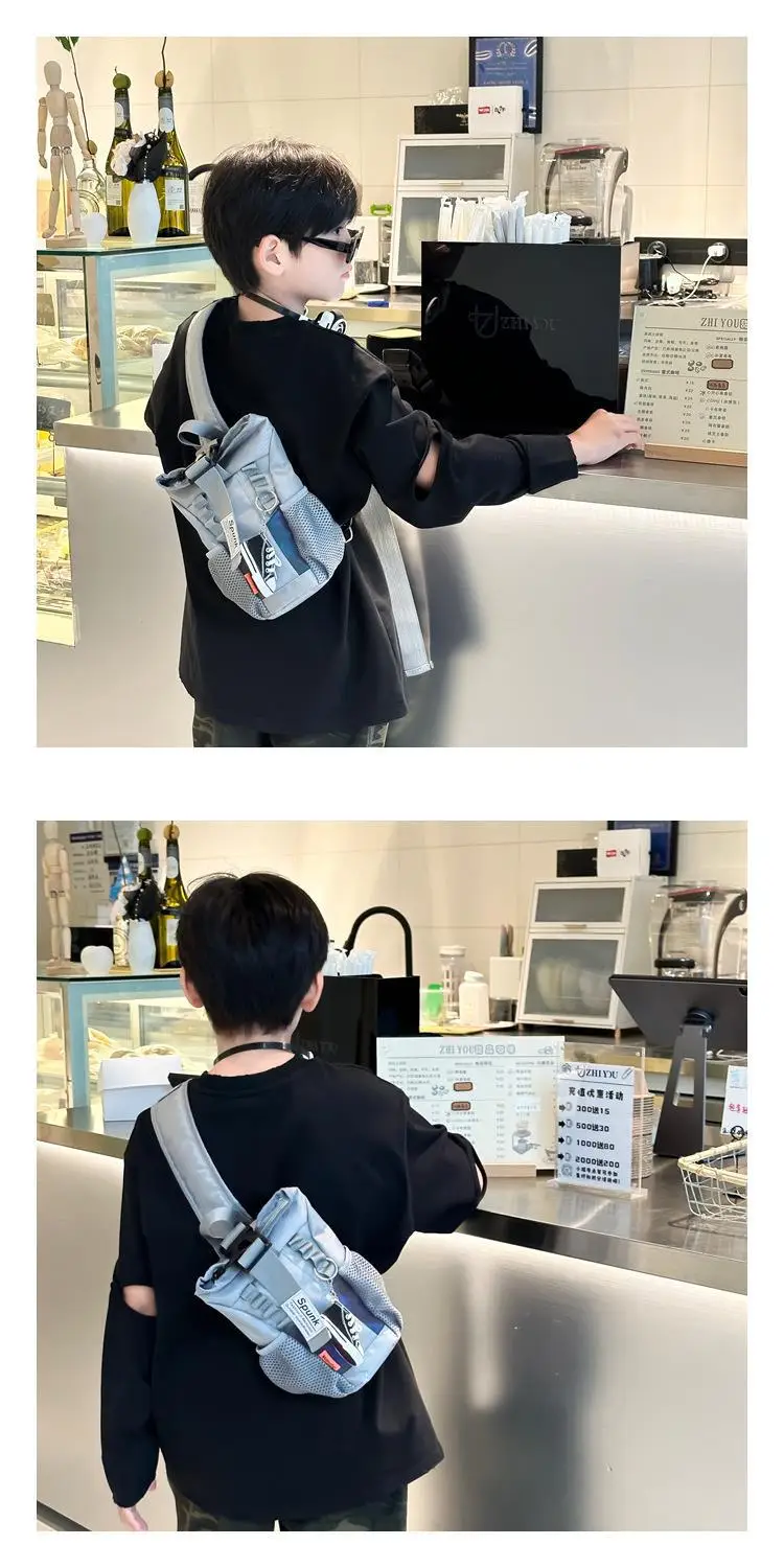 Green Crossbody Bag for Boys Boys Fashion Cool Shoulder Bag — feature 6