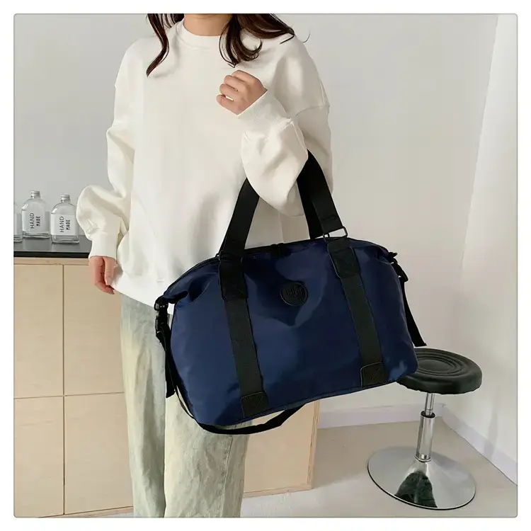 New Large Capacity Yoga Bag Fashionable Short-distance Travel Fitness Bag Lightweight Simple Solid Color Shoulder Handbag — feature 16