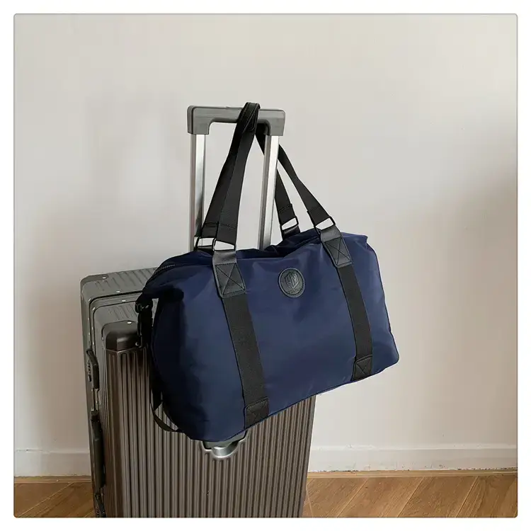 New Large Capacity Yoga Bag Fashionable Short-distance Travel Fitness Bag Lightweight Simple Solid Color Shoulder Handbag — feature 44