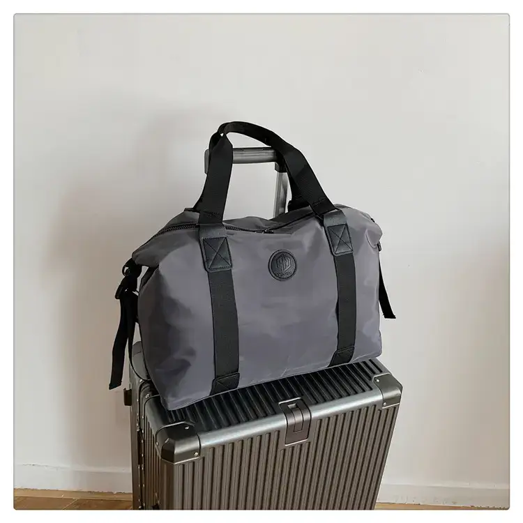 New Large Capacity Yoga Bag Fashionable Short-distance Travel Fitness Bag Lightweight Simple Solid Color Shoulder Handbag — feature 46