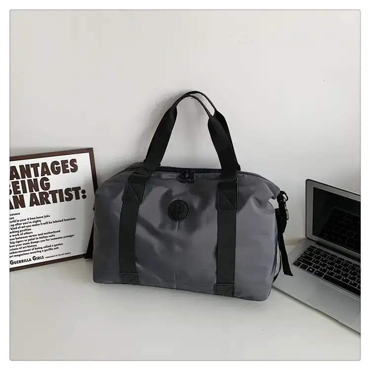 New Large Capacity Yoga Bag Fashionable Short-distance Travel Fitness Bag Lightweight Simple Solid Color Shoulder Handbag — feature 50